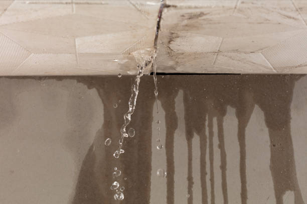 Professional Sewage Cleanup technician working in Staples, TX